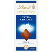LINDT EXCELLENCE CREAMY MILK 100G X 20