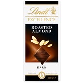 LINDT EXCELLENCE DARK ALMONDS 100G X 20