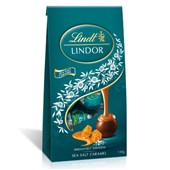 LINDOR SHARING BAG SEA SALT CARAMEL 130G X 8