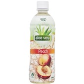 GREEN TIME ALOE VERA PEACH 490ML X 24