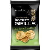 PIRANHA GOLDEN HASH SOUR CREAM  SWEET CHILLI 75G X 12