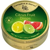 CH CITRUS FRUIT DROPS 200G X10