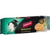 FANTASTIC RICE CRACKERS SEAWEED 100G X12