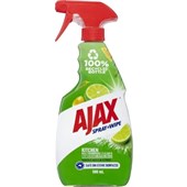AJAX SPRAY N WIPE BAKING SODA 500ML X 8