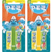 PEZ DISPENSER SMURFS 17G X 6