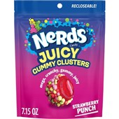 NERDS JUICED GUMMY CLUSTER STRAWBERRY 202G X 6
