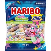 HARIBO FRUITY WORMIES 140G X 12