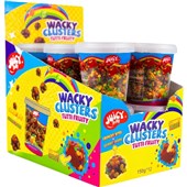 JUICY JELLY WACKY CLUSTERS TUTTI FRUITY 150G X 12
