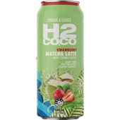 H2COCO COCONUT WATER MATCHA LATTE STRAWBERRY CREAM 500ML X 12