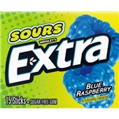 EXTRA SOUR BLUE RASPBERRY 15 STICKS X 10