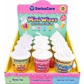 SWISSCARE NOVELTY MINI WIPES 25PK X 12