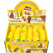 SQUISHY BANANA SMALL 12PK