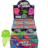 SQUISHY JELLY FISH NEW X12PK